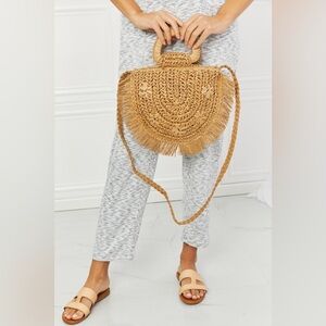 Fame Vacation Mode Straw Handbag